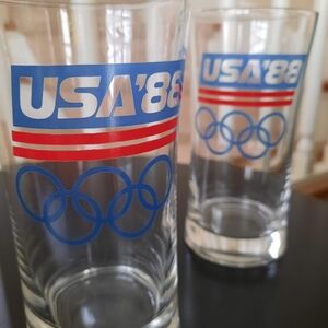 USA '88 Olympic Glasses